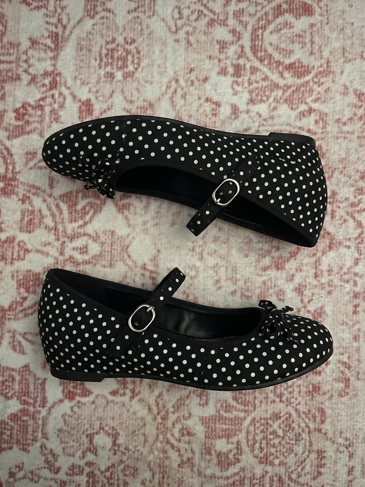 Sylvie Polka Dot Mary Jane Flats