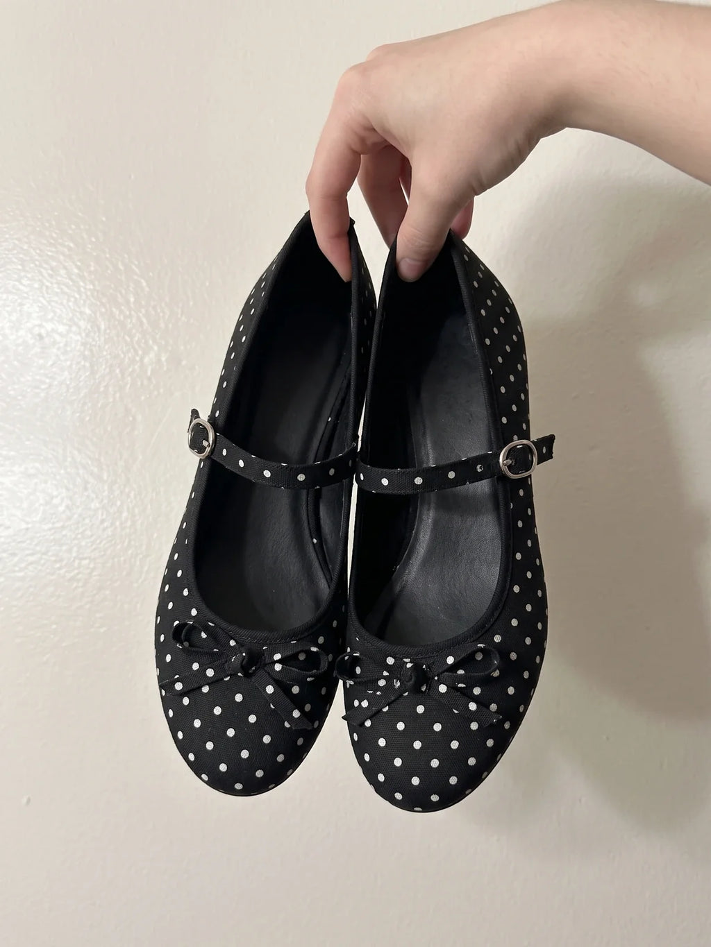 Sylvie Polka Dot Mary Jane Flats