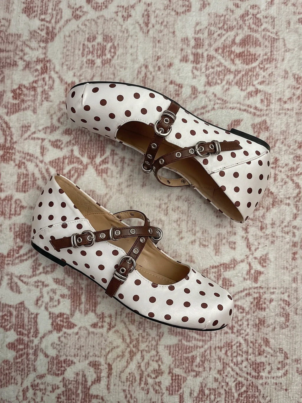 Gwen Grommet Strap Mary Janes