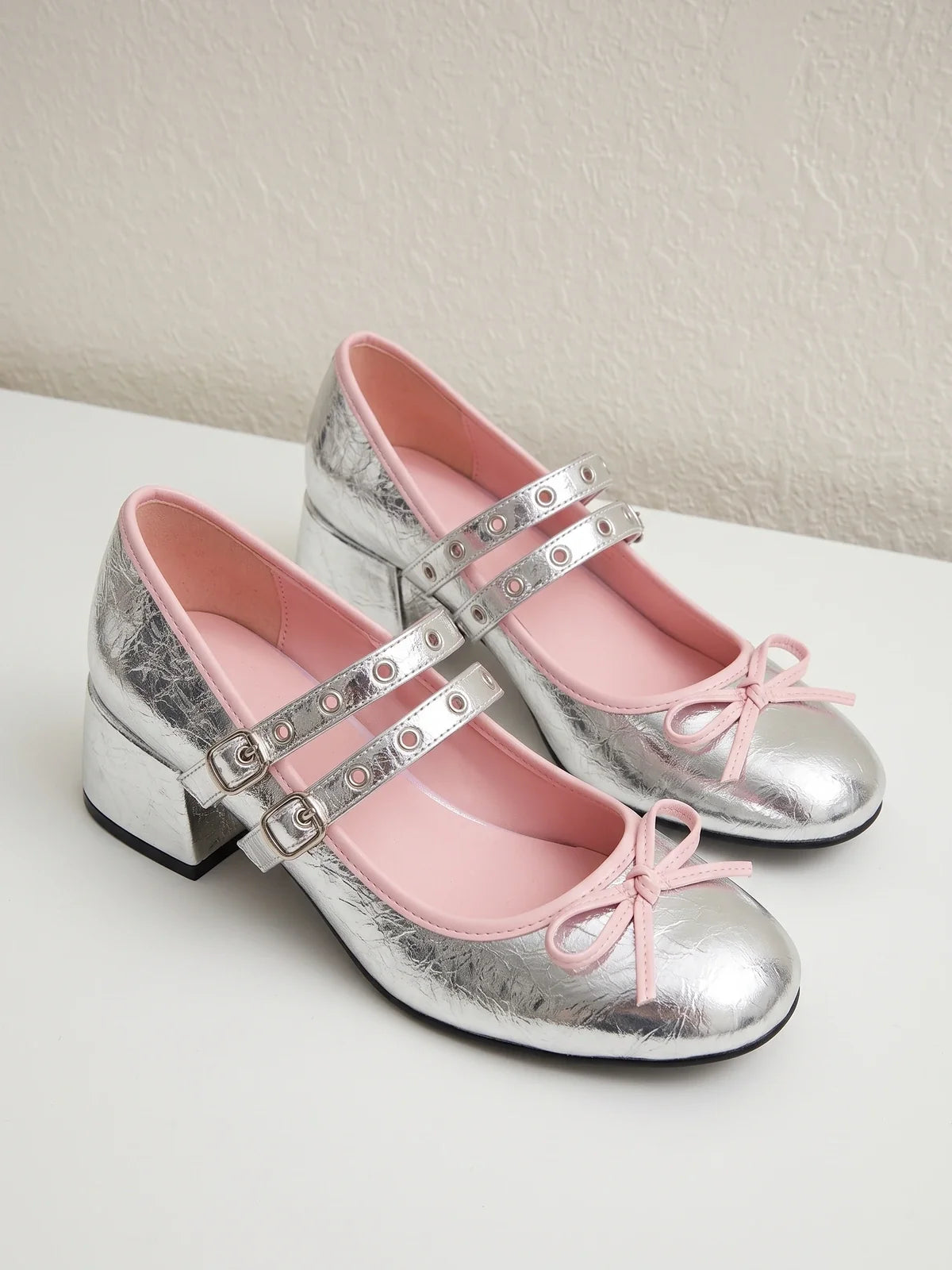 Cyber-Rose Grommet Mary Jane