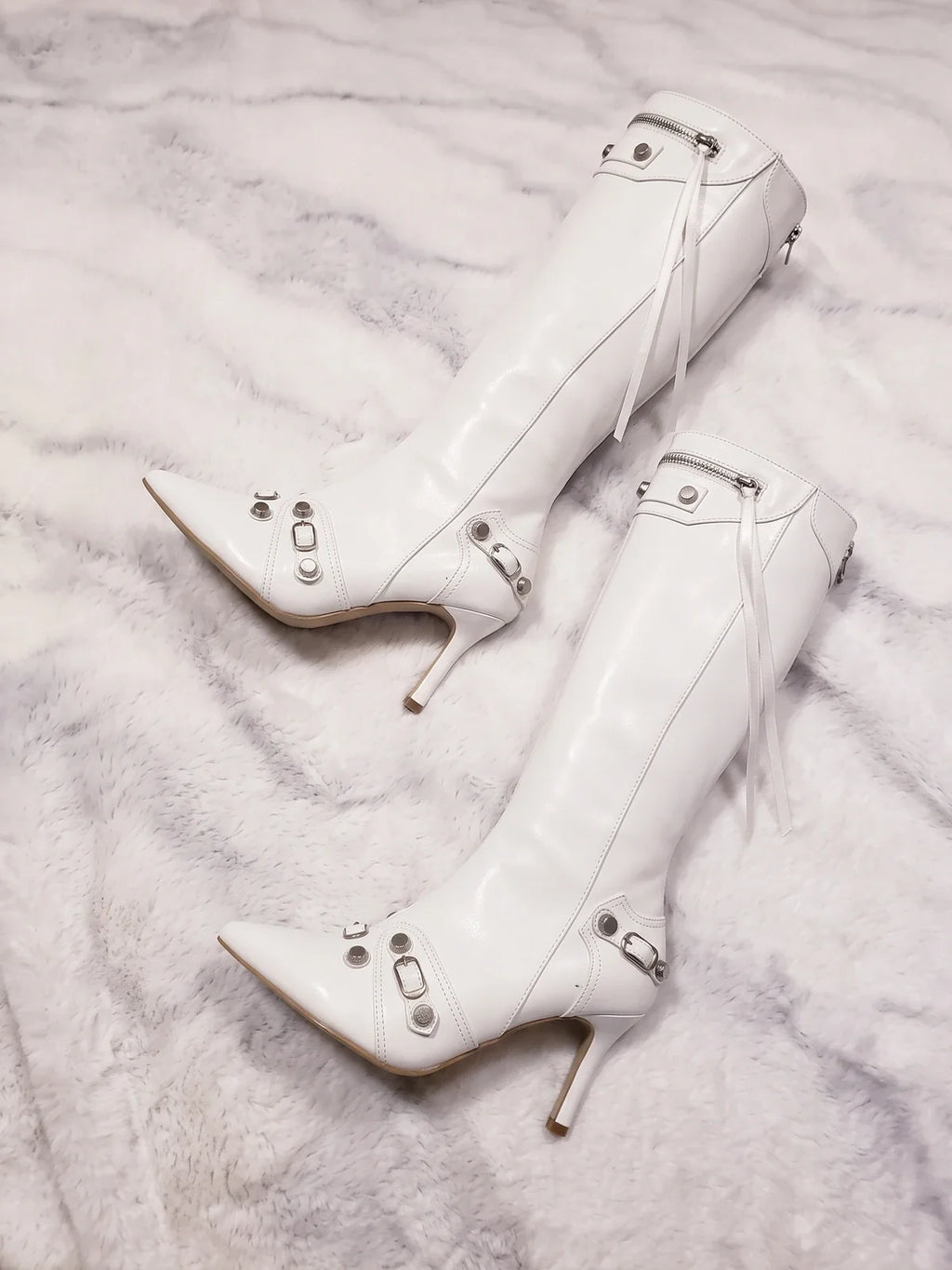 Marianne Studded Stiletto Boots