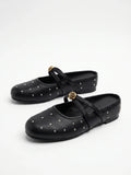 Black Darling Mary Janes