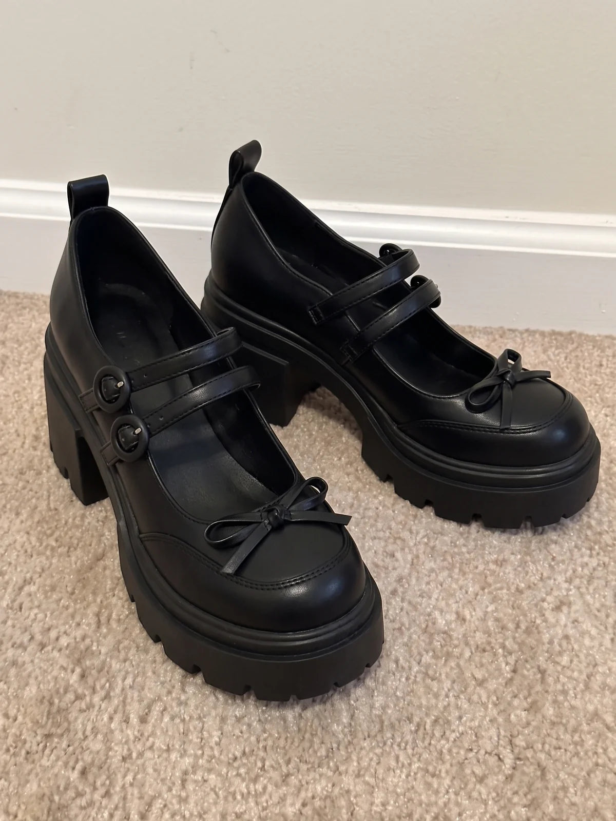 Mignonne Platform Mary Jane Heels