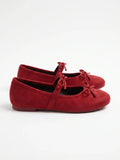 Marinette Double Bow Mary Jane Flats