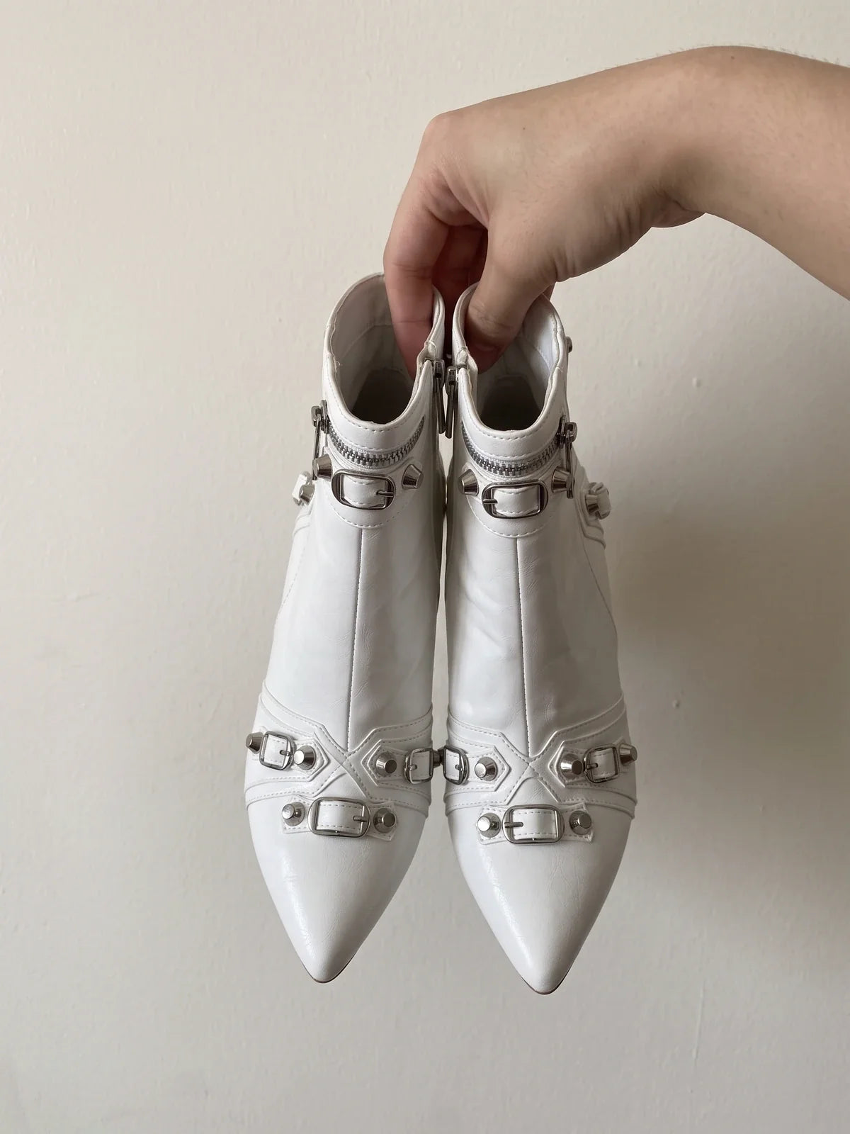 Clementine Buckled Stiletto Boots