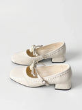 Rosina Scalloped Flower Mary Janes