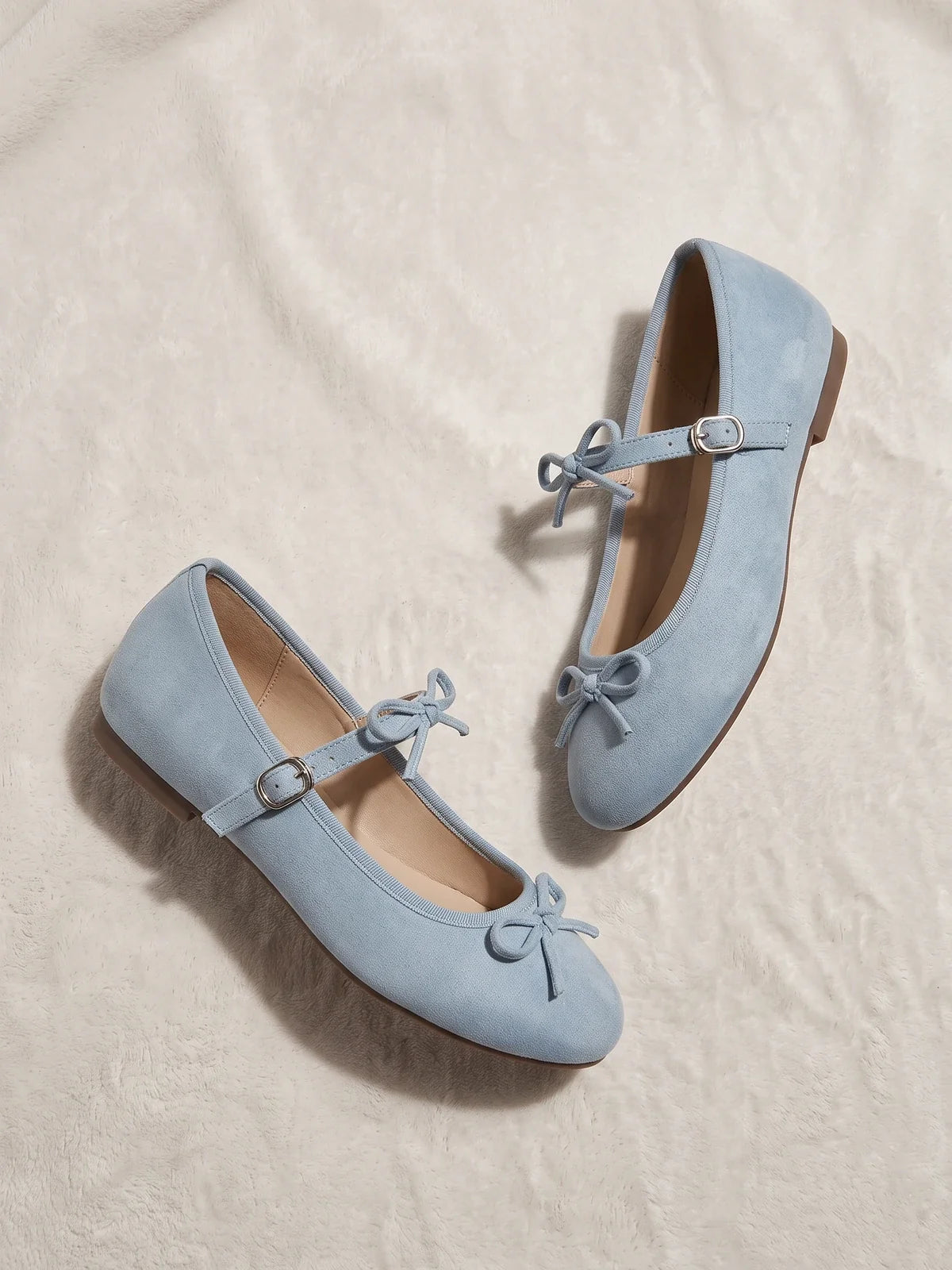 Liliane Bow Mary Jane Flats