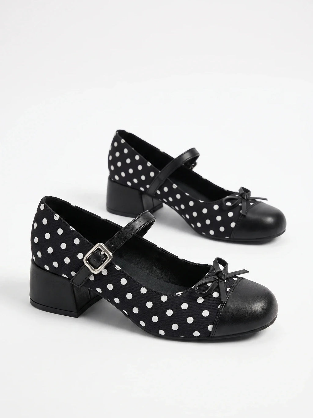Solene Polka Dot Mary Jane Heels