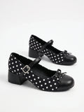 Solene Polka Dot Mary Jane Heels