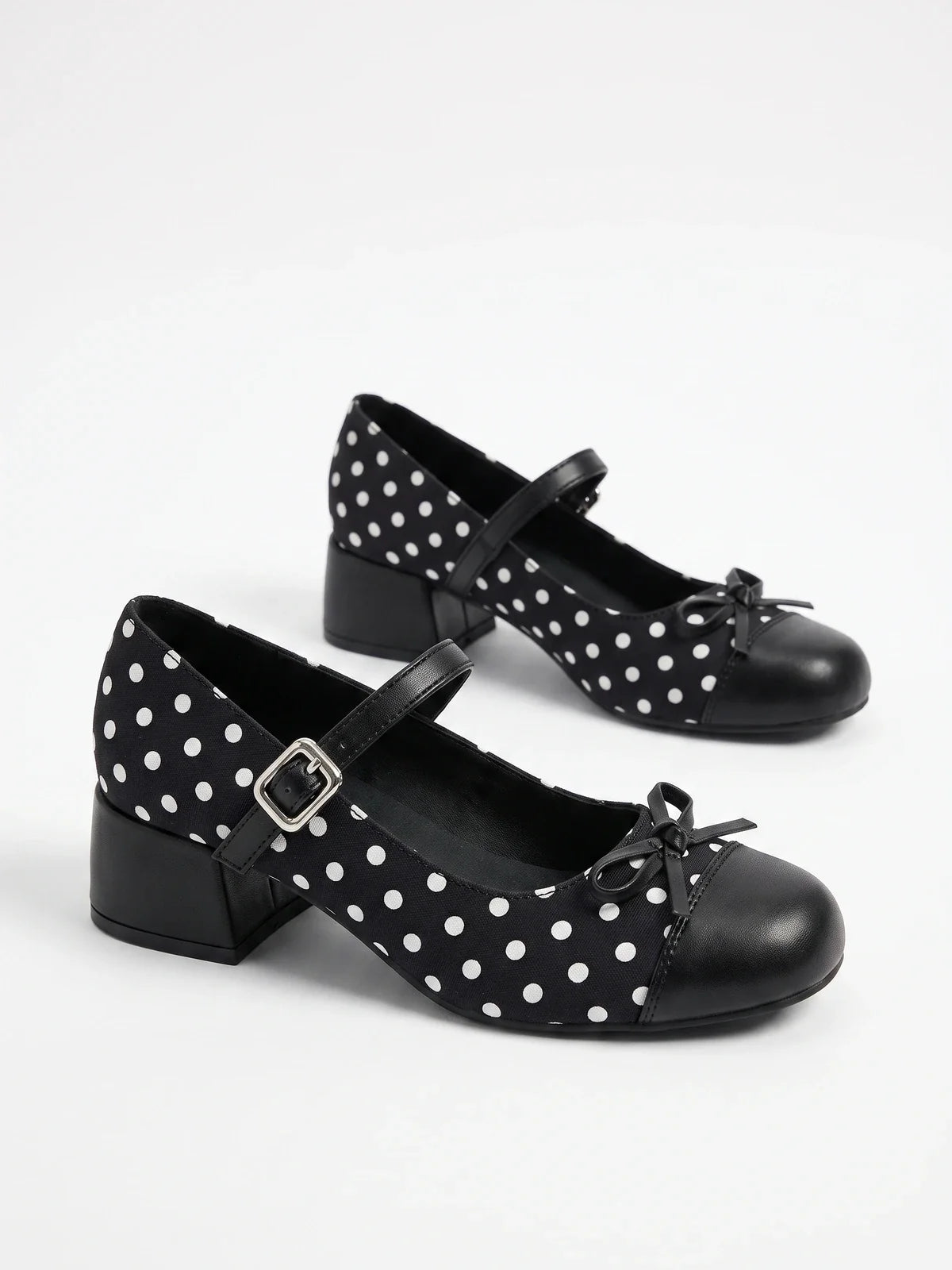 Solene Polka Dot Mary Jane Heels