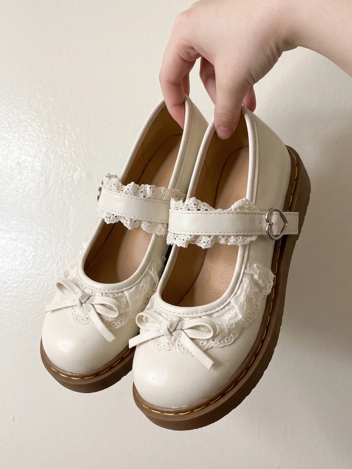 Mirettielle Ruffle Bow Mary Janes