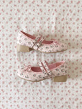 Pink Meadow Buckle Mary Janes