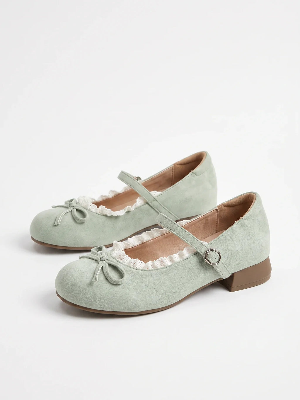 Marisol Mint Lace Ballet Mary Janes