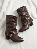 Anabel Studded Slouchy Boots