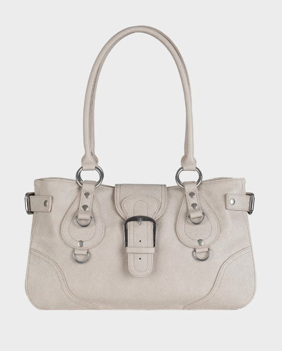 Vintage Buckle Shoulder Bag
