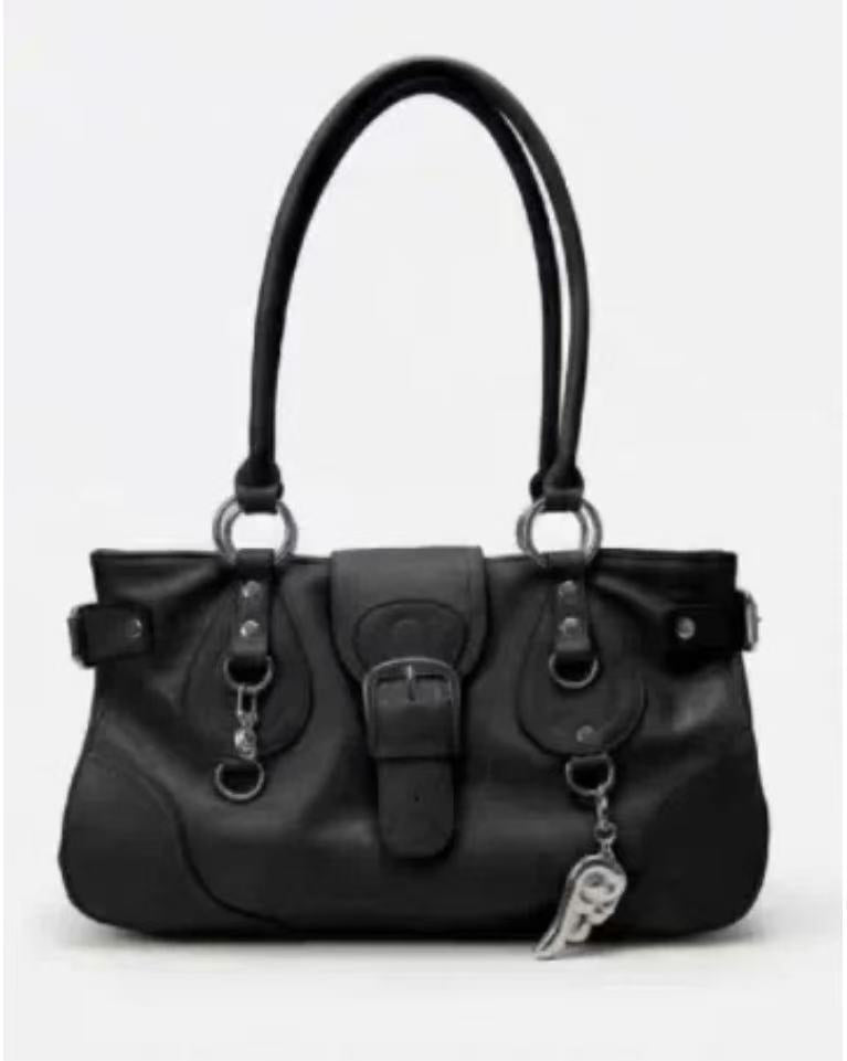 Vintage Buckle Shoulder Bag